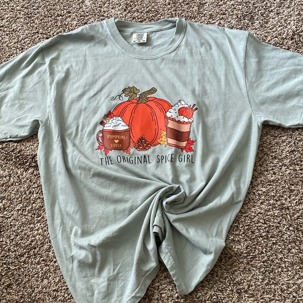 NWOT Comfort Colors Handmade Fall Shirt / The Original Spice Girl